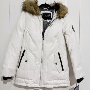 Arctic Expedition White Parka Puffer Jacket